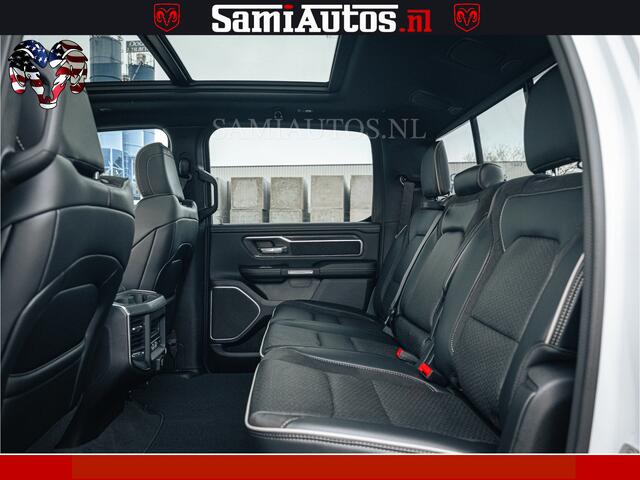 Dodge RAM PICKUP V8 5.7 402PK | LARAMIE SPORT | Krachtige Hemi | Panorama Dak | 12' Scherm | LPG | Comfortabele Dubbele Cabine met Royale 5 Zitplaatsen | NIEUW EN BPM vrij | Nu Leverbaar uit Voorraad | Nr 2528 - 1276 |