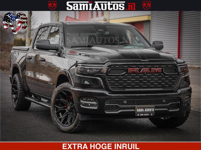 Dodge RAM PICKUP RS LEDER RODE STIKSELS | 6 PERSOONS | 420Pk 636Nm | Pick-Up | Comfortabele Dubbele Cabine met Royale 6 Zitplaatsen | BPM vrij | Nu Leverbaar uit Voorraad | Voorraad Nr 2217- 2911