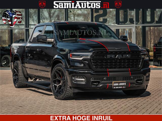 Dodge RAM PICKUP HULK Pack | Limited Night H.O 540HP 706Nm | Massage + Full Option | De Meest Luxe en Volle Pick-Up in zijn Klasse | Hulk Pack is meer prijs | Comfortabele Dubbele Cabine met Royale 5 Zitplaatsen | BPM vrij | Nu Leverbaar uit Voorraad | Voorraad Nr 2353 - 