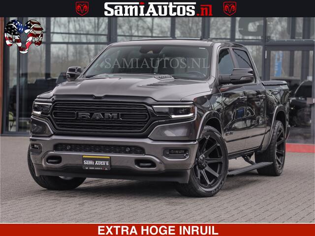 Dodge RAM PICKUP LIMITED | 5.7 V8 HEMI 402PK | TUFF WIELEN | MEEST VOLLE LIMITED | PRACHTIGE KLEUR GRANITE CRYSTAL PEARL | CREW CAB | DUBBELE CABINE DC 5 PERSOONS | CREW CAB 5 PERSOONS | DUBBELE CABINE DC | MEEST ROYALE EN COMFORTABELE BEDRIJFSAUTO | HEAD-UP | LUCHTVERING