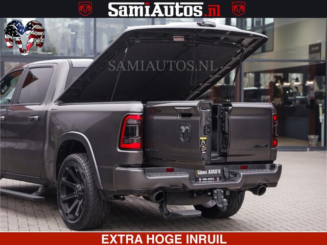 Dodge RAM PICKUP LIMITED | 5.7 V8 HEMI 402PK | TUFF WIELEN | MEEST VOLLE LIMITED | PRACHTIGE KLEUR GRANITE CRYSTAL PEARL | CREW CAB | DUBBELE CABINE DC 5 PERSOONS | CREW CAB 5 PERSOONS | DUBBELE CABINE DC | MEEST ROYALE EN COMFORTABELE BEDRIJFSAUTO | HEAD-UP | LUCHTVERING