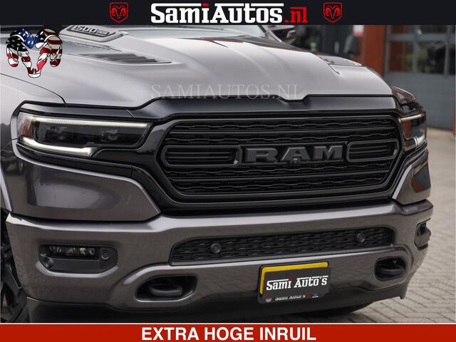 Dodge RAM PICKUP LIMITED | 5.7 V8 HEMI 402PK | TUFF WIELEN | MEEST VOLLE LIMITED | PRACHTIGE KLEUR GRANITE CRYSTAL PEARL | CREW CAB | DUBBELE CABINE DC 5 PERSOONS | CREW CAB 5 PERSOONS | DUBBELE CABINE DC | MEEST ROYALE EN COMFORTABELE BEDRIJFSAUTO | HEAD-UP | LUCHTVERING
