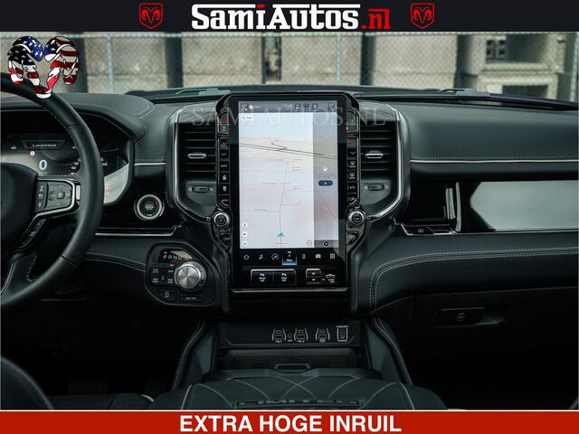 Dodge RAM PICKUP Limited H.O 540HP 706Nm | Massage + Full Option | De Meest Luxe en Volle Pick-Up in zijn Klasse | Comfortabele Dubbele Cabine met Royale 5 Zitplaatsen | BPM vrij | Nu Leverbaar uit Voorraad | Voorraad Nr 2304 - 8540