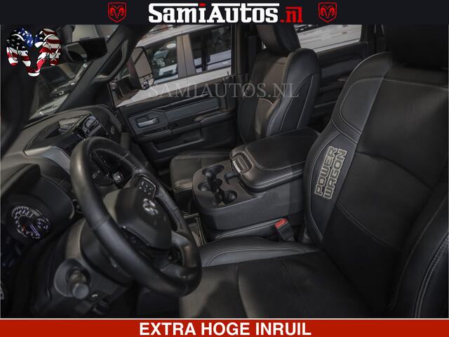 Dodge RAM PICKUP POWER WAGON | 6 PERSOONS | 6.4 V8 4X4 | ADAPTIVE | FULL LED | TREK LIER | OPEN DAK | 6.4F BAK | 3500KG | CAMERA V+A | SPER DIFF | TWO TONE UITVOERING | ALARM | VOLLE UITVOERING |