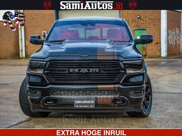 Dodge RAM PICKUP GT TRX PACK | 5.7 V8 HEMI | STRIPING | LUCHT VERING | ADAPTIVE CRUISE | PANORAMADAK | MEGA DIK | Comfortabele Dubbele Cabine met Royale 5 Zitplaatsen | DC |