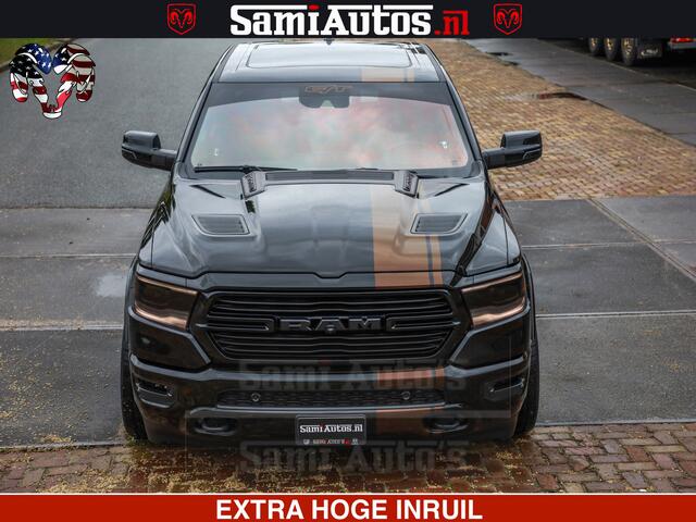 Dodge RAM PICKUP GT TRX PACK | 5.7 V8 HEMI | STRIPING | LUCHT VERING | ADAPTIVE CRUISE | PANORAMADAK | MEGA DIK | Comfortabele Dubbele Cabine met Royale 5 Zitplaatsen | DC |