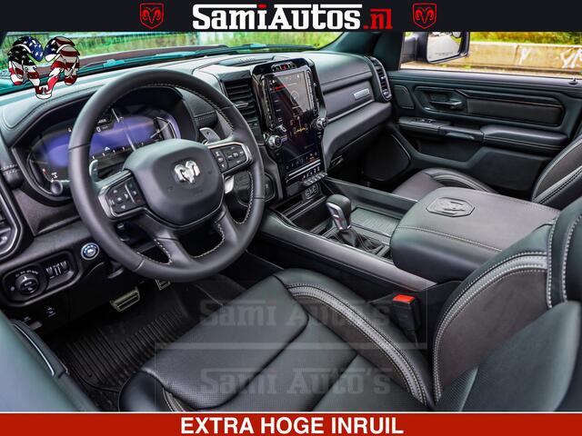 Dodge RAM PICKUP GT TRX PACK | 5.7 V8 HEMI | STRIPING | LUCHT VERING | ADAPTIVE CRUISE | PANORAMADAK | MEGA DIK | Comfortabele Dubbele Cabine met Royale 5 Zitplaatsen | DC |