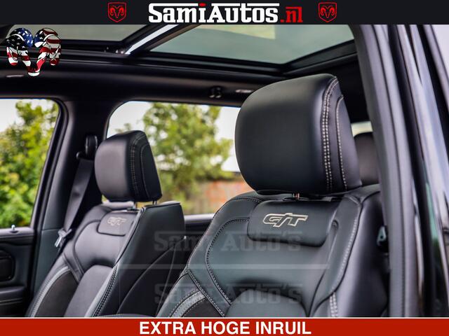 Dodge RAM PICKUP GT TRX PACK | 5.7 V8 HEMI | STRIPING | LUCHT VERING | ADAPTIVE CRUISE | PANORAMADAK | MEGA DIK | Comfortabele Dubbele Cabine met Royale 5 Zitplaatsen | DC |