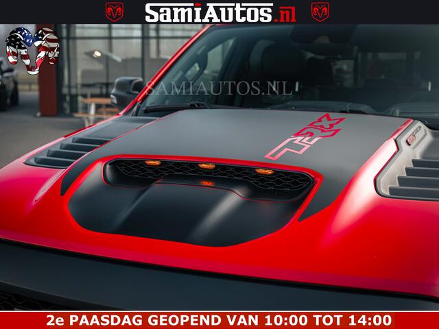Dodge RAM PICKUP TRX HELLCAT | 6.2 V8 702PK | FLAME RED | BOM VOL | CARBON | RAMBAR | HUD | LPG | BEAD-LOCK WHEELS | CREW CAB 5 PERSOONS | BEDRIJFS AUTO DUBBELE CABINE DC |