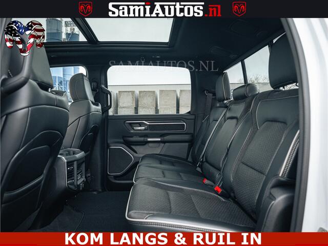 Dodge RAM PICKUP V8 5.7 402PK | LARAMIE SPORT | Krachtige Hemi | Panorama Dak | 12' Scherm | LPG | Comfortabele Dubbele Cabine met Royale 5 Zitplaatsen | NIEUW EN BPM vrij | Nu Leverbaar uit Voorraad | Nr 2529 - 1277 |