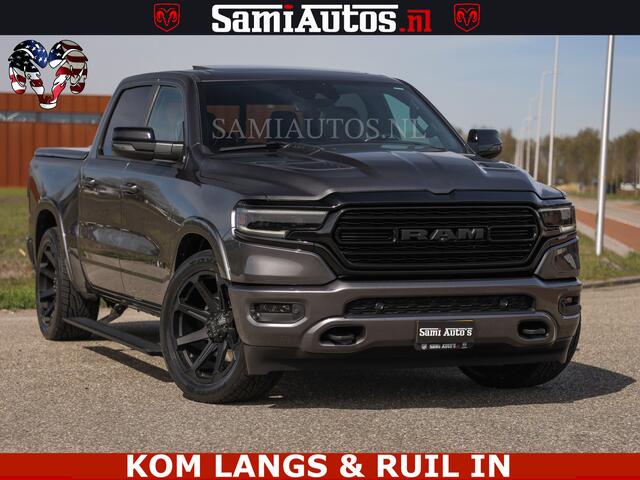 Dodge RAM PICKUP LIMITED | 5.7 V8 HEMI 402PK | TUFF WIELEN | MEEST VOLLE LIMITED | PRACHTIGE KLEUR GRANITE CRYSTAL PEARL | CREW CAB | DUBBELE CABINE DC 5 PERSOONS | CREW CAB 5 PERSOONS | DUBBELE CABINE DC | MEEST ROYALE EN COMFORTABELE BEDRIJFSAUTO | HEAD-UP | LUCHTVERING