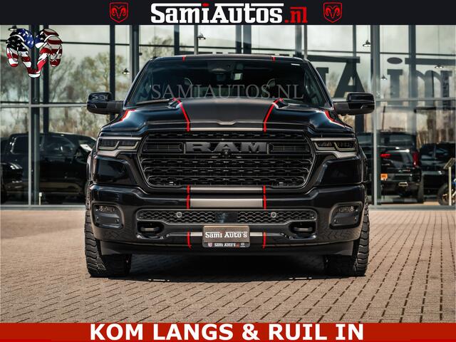 Dodge RAM PICKUP HULK | Limited Night H.O 540HP 706Nm | Massage + Full Option | De Meest Luxe en Volle Pick-Up in zijn Klasse | Hulk Pack is meer prijs | Comfortabele Dubbele Cabine met Royale 5 Zitplaatsen | BPM vrij | Nu Leverbaar uit Voorraad | Voorraad Nr 2357 - 5182