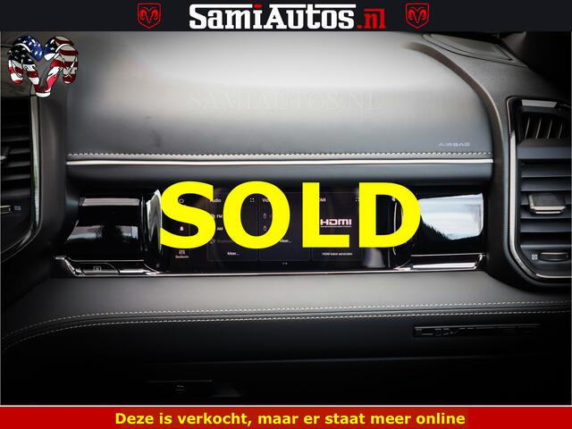 Dodge RAM PICKUP Limited Night High Output 540HP 706Nm | Massage + Full Option | De Meest Luxe en Volle Pick-Up in zijn Klasse | Comfortabele Dubbele Cabine met Royale 5 Zitplaatsen | BPM vrij | Nu Leverbaar uit Voorraad | Voorraad Nr 2352 - 7649