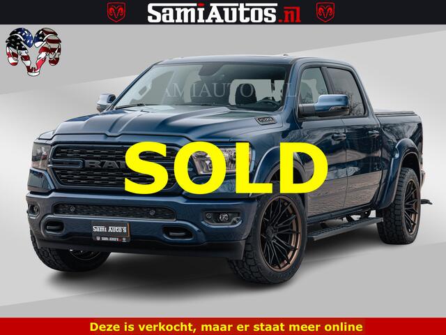 Dodge RAM PICKUP SPORT | 5.7 V8 4x4 HEMI | PANORAMA DAK | GROOTSCHEM 12 INCH | LPG | Patriot Blue CREW CAB | DUBBELE CABINE | 5 PERSOONS | DC | VOORRAAD NR 2557 - 3328