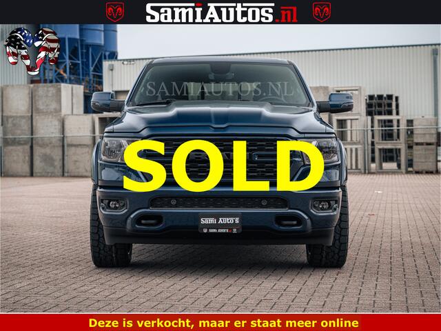 Dodge RAM PICKUP SPORT | 5.7 V8 4x4 HEMI | PANORAMA DAK | GROOTSCHEM 12 INCH | LPG | Patriot Blue CREW CAB | DUBBELE CABINE | 5 PERSOONS | DC | VOORRAAD NR 2557 - 3328