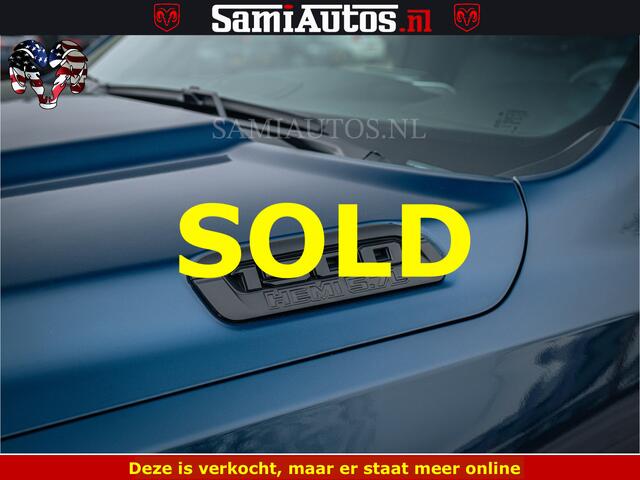 Dodge RAM PICKUP SPORT | 5.7 V8 4x4 HEMI | PANORAMA DAK | GROOTSCHEM 12 INCH | LPG | Patriot Blue CREW CAB | DUBBELE CABINE | 5 PERSOONS | DC | VOORRAAD NR 2557 - 3328