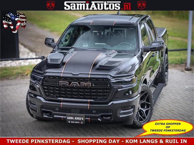 Dodge RAM PICKUP LIMITED SPORT H.O 540HP 706Nm | Massage + Full Option | De Meest Luxe en Volle Pick-Up in zijn Klasse | Comfortabele Dubbele Cabine met Royale 5 Zitplaatsen | BPM vrij | Nu Leverbaar uit Voorraad | Voorraad Nr 2355 - 5149