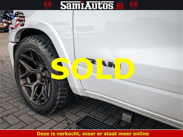 Dodge RAM PICKUP LIMITED H.O 540PK 706Nm | Massage + Full Option | De Meest Luxe en Volle Pick-Up in zijn Klasse | Comfortabele Dubbele Cabine met Royale 5 Zitplaatsen | BPM vrij | Nu Leverbaar uit Voorraad | Voorraad Nr 2298 - 7479