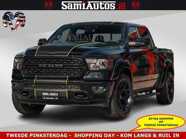 Dodge RAM PICKUP SPORT | 5.7 V8 4x4 HEMI | PANORAMA DAK | GROOTSCHERM 12 INCH | LPG | Diamond Black Pearl | CREW CAB | DUBBELE CABINE | 5 PERSOONS | DC | VOORRAAD NR 2554 - 6048