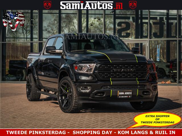 Dodge RAM PICKUP SPORT | 5.7 V8 4x4 HEMI | PANORAMA DAK | GROOTSCHERM 12 INCH | LPG | Diamond Black Pearl | CREW CAB | DUBBELE CABINE | 5 PERSOONS | DC | VOORRAAD NR 2554 - 6048