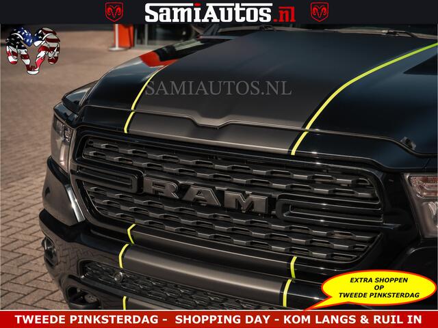 Dodge RAM PICKUP SPORT | 5.7 V8 4x4 HEMI | PANORAMA DAK | GROOTSCHERM 12 INCH | LPG | Diamond Black Pearl | CREW CAB | DUBBELE CABINE | 5 PERSOONS | DC | VOORRAAD NR 2554 - 6048