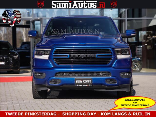 Dodge RAM PICKUP SPORT EDITION | BOM VOL | LUCHTVERING | ADAPTIVE CRUISE | PANO DAK | 360 CAMERA | EN VEEL MEER | ROYALE 5 ZIT PLAATSEN | DUBBEL CABINE | DC |
