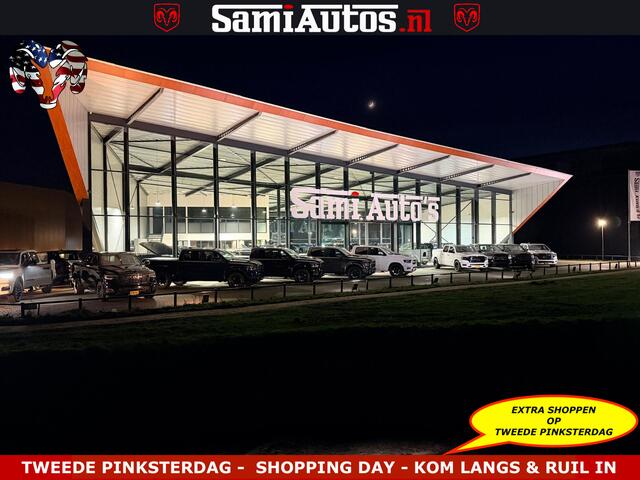Dodge RAM PICKUP V8 5.7 402PK | LARAMIE SPORT | Krachtige Hemi | Panorama Dak | 12' Scherm | LPG | Comfortabele Dubbele Cabine met Royale 5 Zitplaatsen | NIEUW EN BPM vrij | Nu Leverbaar uit Voorraad | Nr 2529 - 1277 |