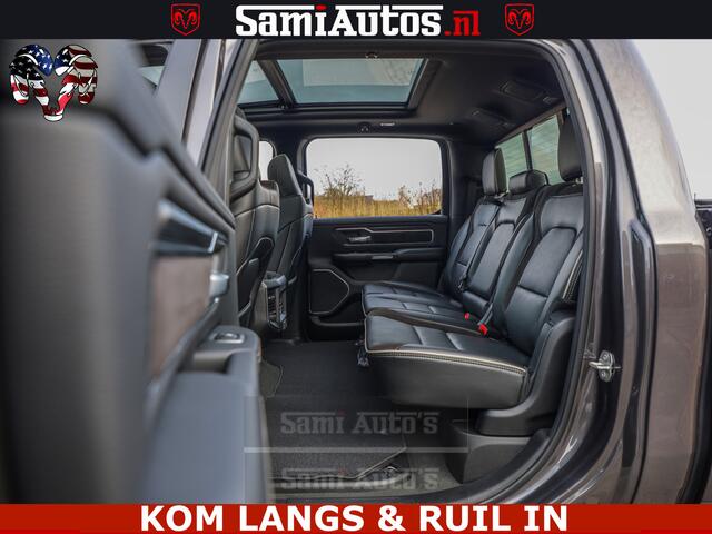 Dodge RAM PICKUP HULK PACK | 360 CAMERA | ADAPTIVE CRUSE | PANODAK | VOLLE UITVOERING | LARAMIE NIGHT | 5.7 V8 HEMI 402PK 4x4 | CREWCAB 5 PERSOONS | GRIJSKENTEKEN | Granite Crystal Metallic Mijn Voorraad Nr 1998 - 24130