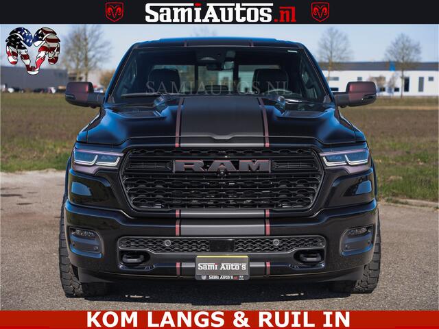 Dodge RAM PICKUP Limited Night High Output 540HP 706Nm | Massage + Full Option | De Meest Luxe en Volle Pick-Up in zijn Klasse | Comfortabele Dubbele Cabine met Royale 5 Zitplaatsen | BPM vrij | Nu Leverbaar uit Voorraad | Voorraad Nr 2335 - 5153 |