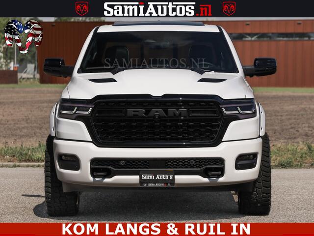 Dodge RAM PICKUP LIMITED H.O 540PK 706Nm | Massage + Full Option | De Meest Luxe en Volle Pick-Up in zijn Klasse | Comfortabele Dubbele Cabine met Royale 5 Zitplaatsen | BPM vrij | Nu Leverbaar uit Voorraad | Voorraad Nr 2336 - 7700