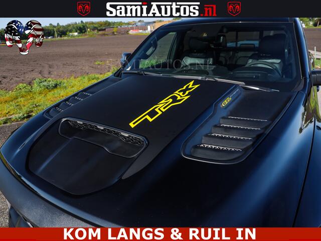Dodge RAM PICKUP TRX BLACK OPS HELLCAT | 6.2 V8 712PK SUPERCHARGER | FULLY LOADED | CARBON | BLACK ON BLACK | CREW CAB | DUBBELE CABINE | 5 PERSOONS |