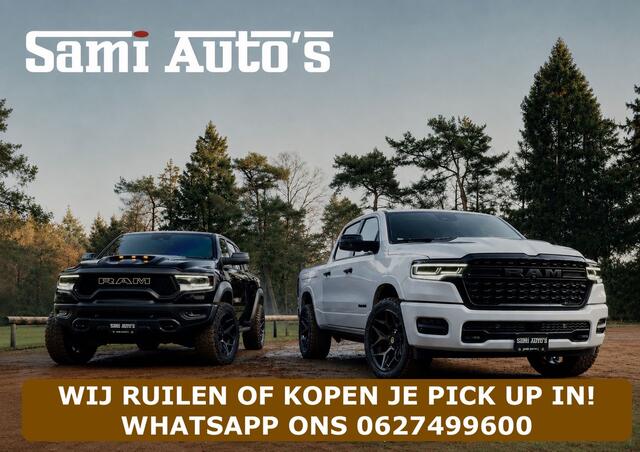 Dodge RAM PICKUP TRX BLACK OPS HELLCAT | 6.2 V8 712PK SUPERCHARGER | FULLY LOADED | CARBON | BLACK ON BLACK | CREW CAB | DUBBELE CABINE | 5 PERSOONS |