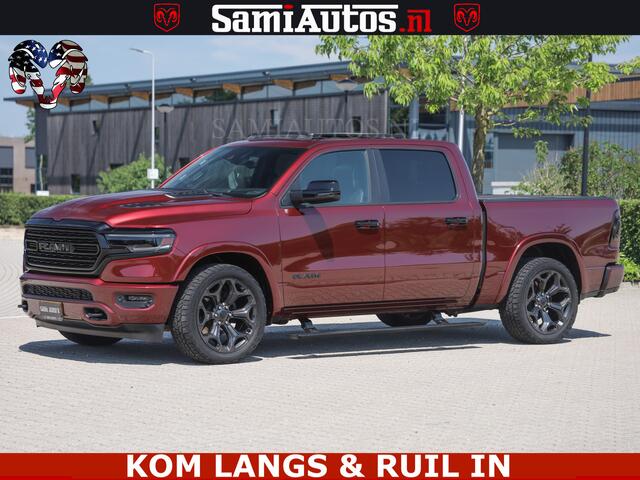 Dodge RAM PICKUP DELMONICO | LIMITED NIGHT 5.7 V8 | BOM VOL | HUD | LUCHTVERING | MEEST LUXE DUBBELE CABINE | 5 PERSOONS | ROYALE STOELEN MET LUXE BEKLEDING | DC | GRIJSKENTEKEN | Z.G.A.N | EERSTE EIGENAAR | ORIGINELE NEDERLANDSE AUTO |