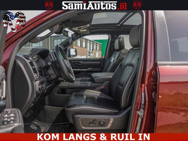 Dodge RAM PICKUP DELMONICO | LIMITED NIGHT 5.7 V8 | BOM VOL | HUD | LUCHTVERING | MEEST LUXE DUBBELE CABINE | 5 PERSOONS | ROYALE STOELEN MET LUXE BEKLEDING | DC | GRIJSKENTEKEN | Z.G.A.N | EERSTE EIGENAAR | ORIGINELE NEDERLANDSE AUTO |