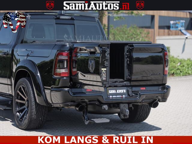 Dodge RAM PICKUP LIMITED HULK | 5.7 V8 402PK " HEMI | HUD | LUCHTVERING | PANO | MWK KLEP | MEGA VOL | DC | 5 PERS | CREW CAB | DUBBELE CABINE | GRIJSKENETEKN | MEEST COMFORTABELE BEDRIJFSAUTO |