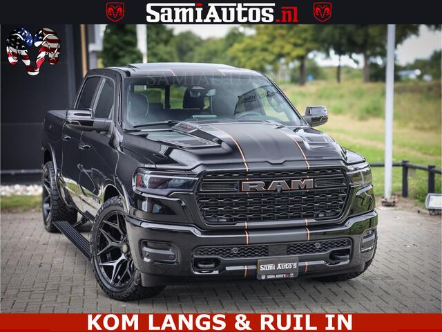 Dodge RAM PICKUP LIMITED SPORT H.O 540HP 706Nm | Massage + Full Option | De Meest Luxe en Volle Pick-Up in zijn Klasse | Comfortabele Dubbele Cabine met Royale 5 Zitplaatsen | BPM vrij | Nu Leverbaar uit Voorraad | Voorraad Nr 2355 - 5149