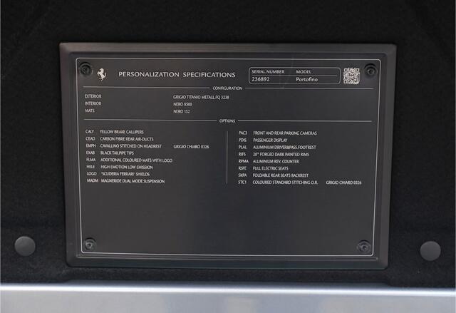 Ferrari Portofino 3.9 V8 HELE Origineel Nederlands Kroymans Onderhouden Passenger Display Keramisch Carbon