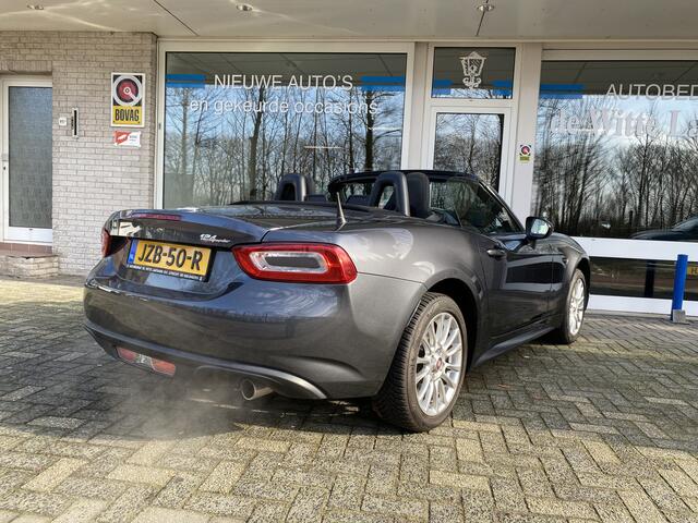 Fiat 124 Spider 1.4 MultiAir Turbo Abarth 125 KW Cruise contr./Airco/L/M Velg /Mistlampen voor/Sportonderstel/Multifunction. Lederen stuur.