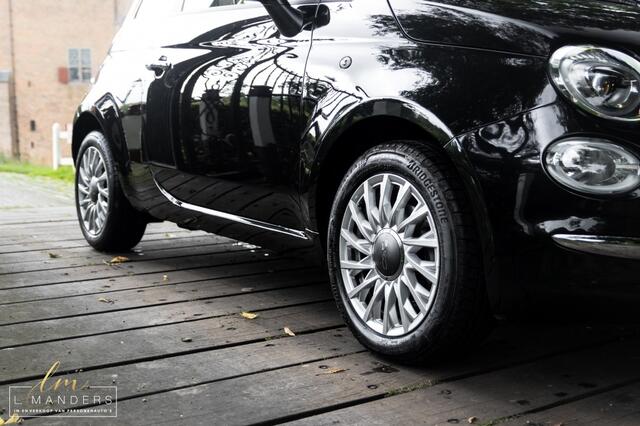 Fiat 500 1.0 Hybrid Lounge 2021 ZWART | Apple CarPlay | Airco | Cruise Co