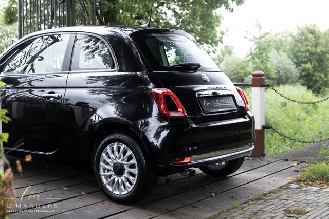 Fiat 500 1.0 Hybrid Lounge 2021 ZWART | Apple CarPlay | Airco | Cruise Co
