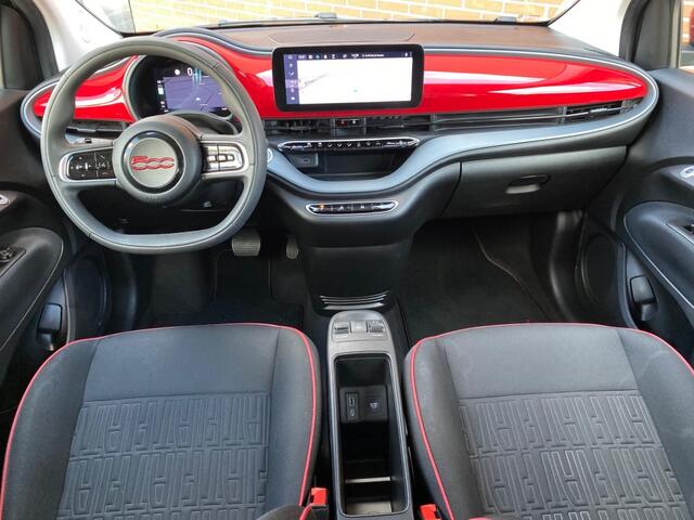 Fiat 500 RED 24 KWH NAV CRUISE DRAADLOZE CARPLAY DAB CLIMA