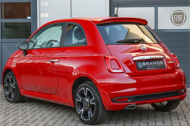 Fiat 500 1.0 Hybrid Rockstar 1e eig Leder Beats Xenon Uniek Garantie