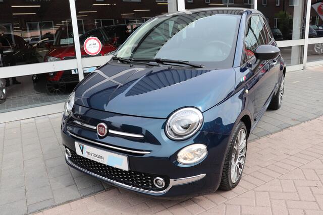 Fiat 500 0.9 TwinAir Turbo Lounge Automaat. Panoramadak, navigatie.