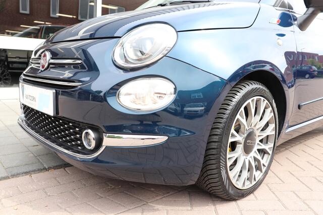 Fiat 500 0.9 TwinAir Turbo Lounge Automaat. Panoramadak, navigatie.