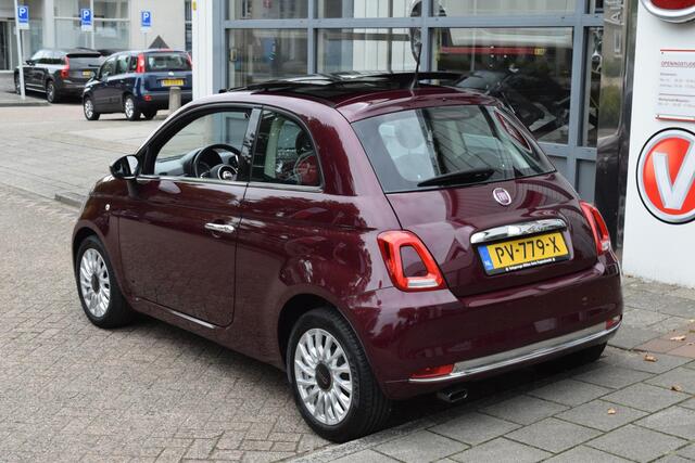 Fiat 500 80pk Turbo Lounge|Open dak|Nav|dealero.h.
