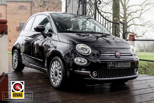 Fiat 500 1.2 Lounge 2016 ZWART | Automaat | Panoramadak | Climate Control