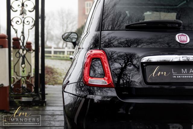 Fiat 500 1.2 Lounge 2016 ZWART | Automaat | Panoramadak | Climate Control