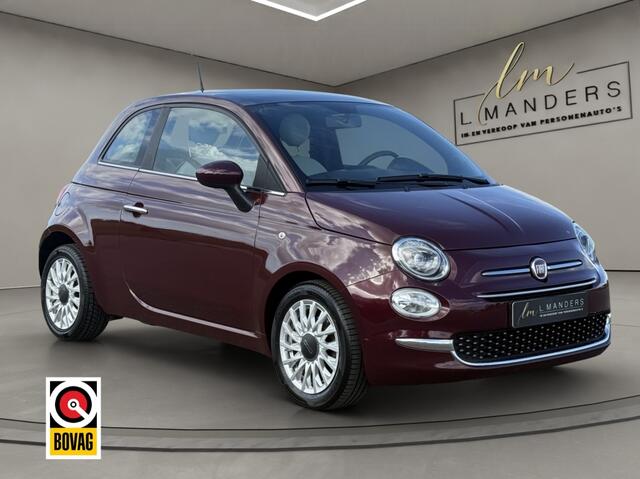 Fiat 500 1.0 Hybrid Dolcevita 2021 BORDEAUX | Apple CarPlay | Panoramadak