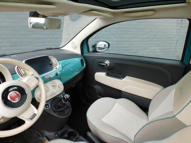 Fiat 500 0.9 TwinAir Turbo Anniversario 1e EIGENAAR! CARPLAY/ANDROID! PANODAK! CRUISE! 4 SIZOEN BANDEN! AIRCO!
