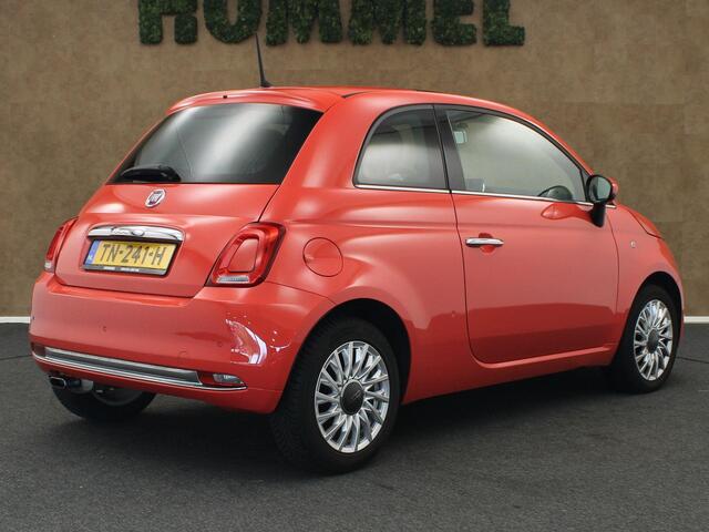 Fiat 500 1.2 Lounge - GROOT MULTIMEDIASCHERM - PARKEERSENSOREN ACHTER - AIRCO - PANORAMADAK - 15 INCH LICHT METALEN VELGEN - CRUISE CONTROL - LEDEREN STUUR - FACELIFT MODEL - CITY STUURBEKRACHTIGING
